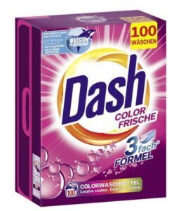 Dash  waspoeder gekleurde was – 100 wasbeurten