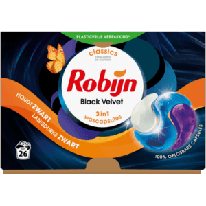 Robijn Black Velvet  wascapsules zwarte was – 26 wasbeurten