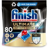 Finish Infinity Shine vaatwastabletten  – 80 wasbeurten