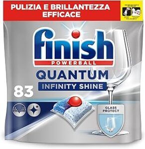 Finish Infinity Shine vaatwastabletten  – 83 wasbeurten