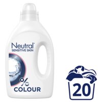 Neutral Parfumvrij & Vloeibaar wasmiddel gekleurde was – 20 wasbeurten