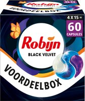 Robijn Black Velvet  wascapsules zwarte was – 60 wasbeurten