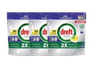 Dreft All in One Regular & Lemon & Originial vaatwastabletten  – 270 wasbeurten