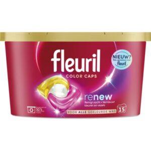 Fleuril Renew Color wascapsules gekleurde was – 15 wasbeurten