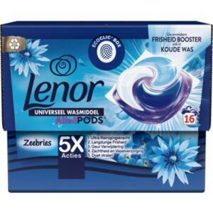 Lenor Pods Zeebries wascapsules gekleurde was – 16 wasbeurten