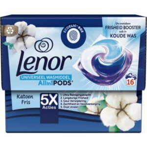 Lenor Pods  wascapsules  – 16 wasbeurten