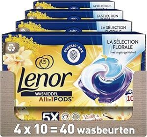 Lenor Pods  wascapsules witte was & gekleurde was – 40 wasbeurten